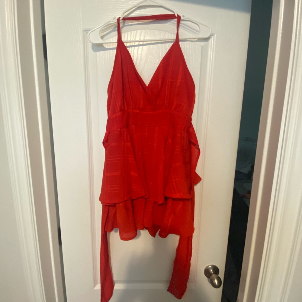 Red Romper from Red Dress Boutique